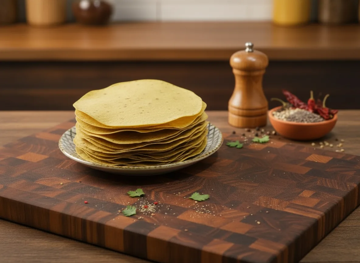 Pure Rice Khichiya Papad — Red Chili